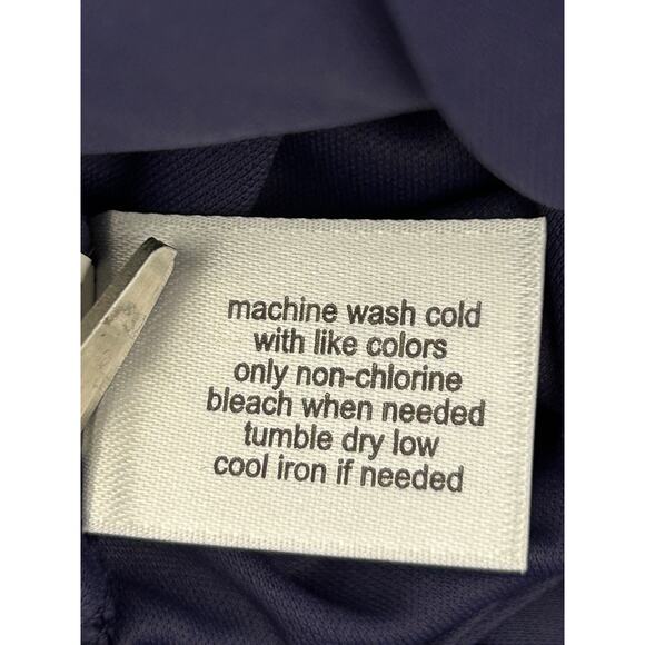 Lane Bryant Dress Size 14 Blue Floral Chiffon Faux Wrap Midi Flutter Sleeve - Picture 7 of 12